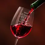 World's Best Mam - Personalised Wine Glass