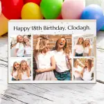 Personalised Happy Birthday - Wooden Photo Block