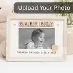Scrabble Sentiments Frame Baby Boy