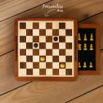 Personalised Magnetic Mini Chess Board with Drawer