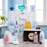 Baby Pamper and Bathtime Hamper (Blue)