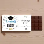 Congrats Graduation Personalised Chocolate Bar 90g