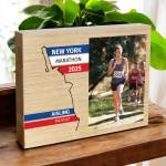 Any Picture New York Marathon - Wooden Photo Blocks