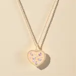 Tipperary Crystal Maureen O'Hara Solid Heart with Inset Cz Gold