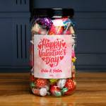 Happy Valentine's Day - Personalised Sweets Jar
