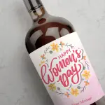 Happy Women's Day - Personalised Wine