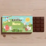 Egg Hunt Happy Easter Any Name Personalised Chocolate Bar 90g