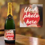 Any Photo Personalised Champagne