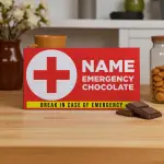 Emergency Personalised Chocolate Bar 90g