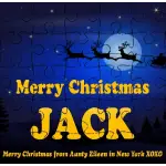 Merry Christmas Personalised Jigsaw