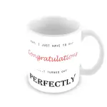 Congratulations Mam Personalised Photo Mug