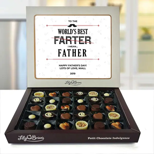 World's Best Farter Personalised Chocolate Box 270g