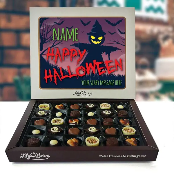 Happy Halloween Personalised Chocolate Box 270g