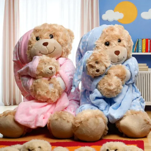 Personalised Bedtime Bear with Comforter