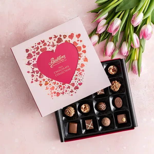 Butlers Heart Motif Truffles Box 240g