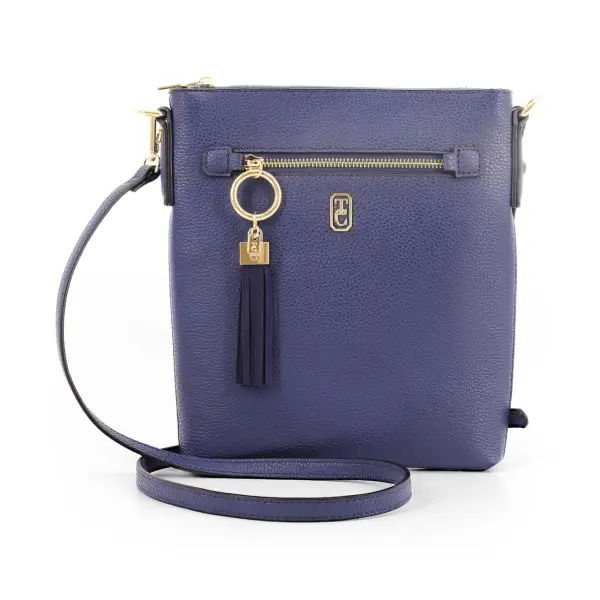 Tipperary Crystal The Chelsea Cross Body Pouch - Navy