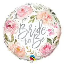 Bride To Be Watercolour Roses Balloon in a Box