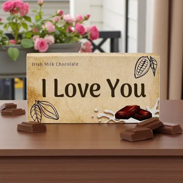 I Love You - Irish Milk Chocolate Bar 90g