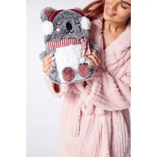 Luxury Hot Water Bottle & Fluffy Slipper Socks