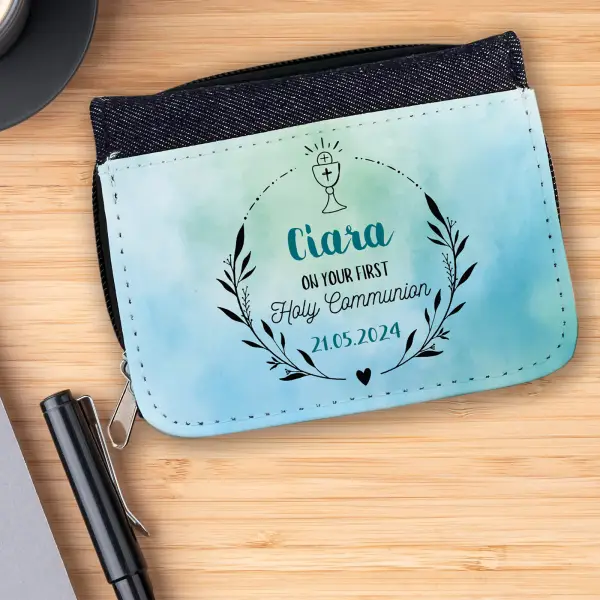 On Your First Holy Communion Personalised Wallet