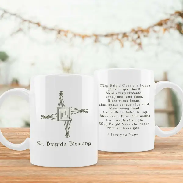 St. Brigid's Blessing - Personalised Mug