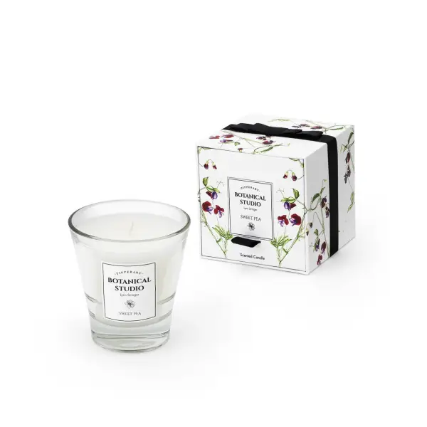 Tipperary Crystal Botanical Studio Candle - Sweet Pea