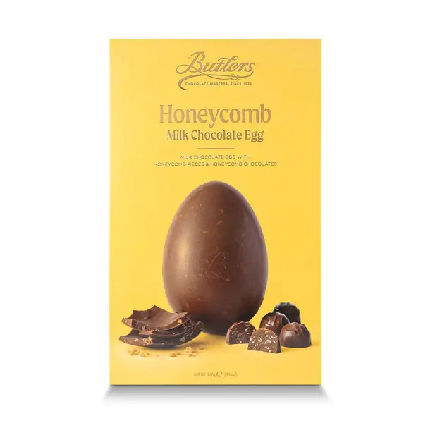 Butler's Honeycomb Inclusion Signature Boxed Chocolate Egg 260g