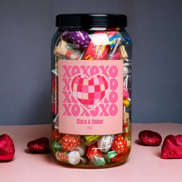 Xoxo - Personalised Sweets Jar