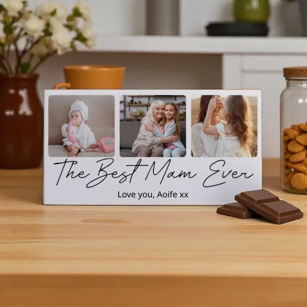 Any Photo Mother's Day Personalised Chocolate Bar 90g