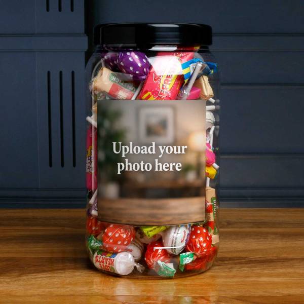 Any Photo - Personalised Sweets Jar
