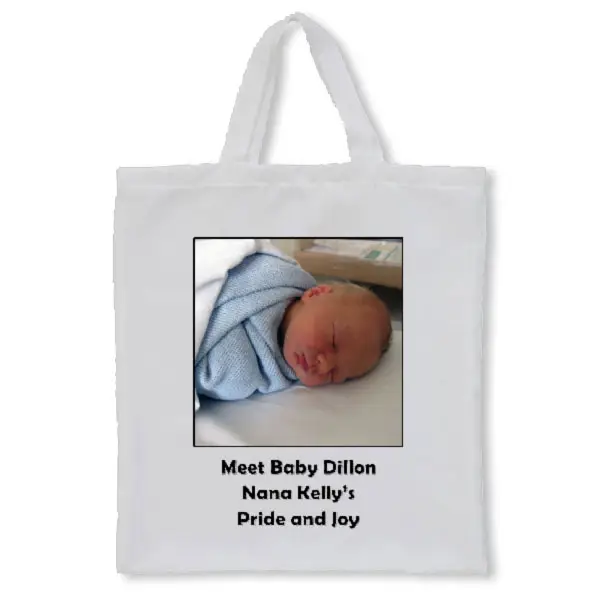 Any Photo Any Text Personalised Tote Bag