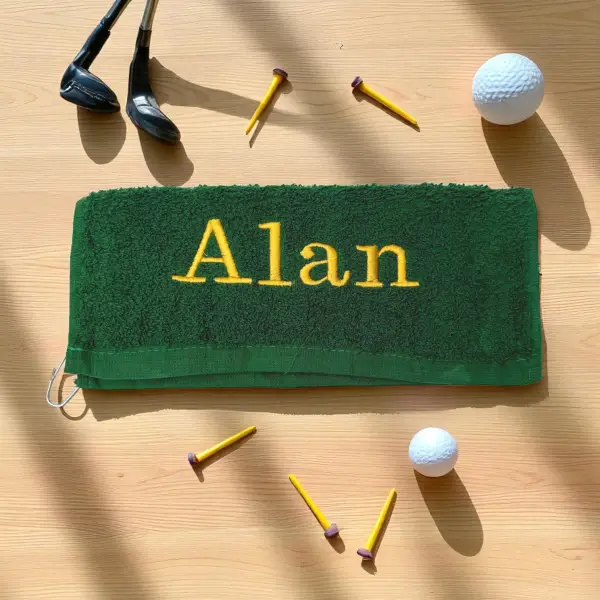 Personalised Golf Towel (Available in 4 Colours)