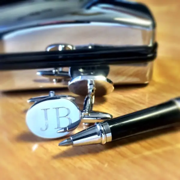 Cufflinks - Engraved With Your Initials