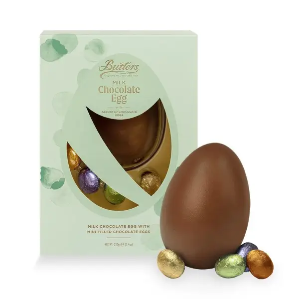 Butlers Milk Chocolate Boxed Egg With Mini Filled Eggs 210g