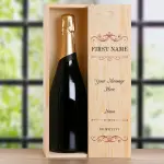 Any Message - Personalised Single Champagne Box