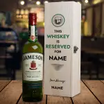 This Whiskey is Reserved for NAME - Personalised Wooden Box