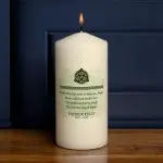 Memorial Poem Dad - Personalised Candle