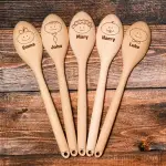 Personalised Family Wooden Spoon