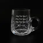 Any Text Personalised Christening Glass Cup