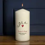 Grá - Personalised Candle