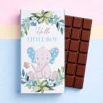 Hello Baby Boy Chocolate Bar 90g