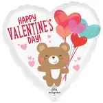Happy Valentine's Day Bear Hug Heart Balloon in a Box