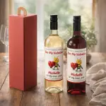 Bee My Valentine Personalised Wine