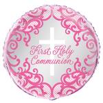 First Holy Communion Balloon in a Box - Pink or Blue