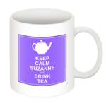 Keep Calm and Drink Tea Personalised Mug