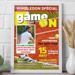 Tennis Magazine - Male Personalised Poster