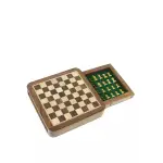 Magnetic Mini Chess Board with Drawer