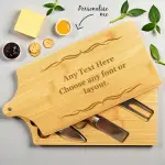 Personalised Bamboo Cheeseboard
