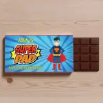 Superdad Personalised Chocolate Bar 90g