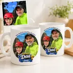 Best Dad Ever Photo to Caricature Personalised Mug